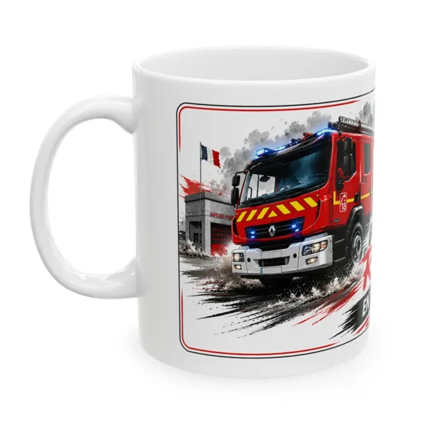 Mug pompiers Born to ride en FPT - rapido