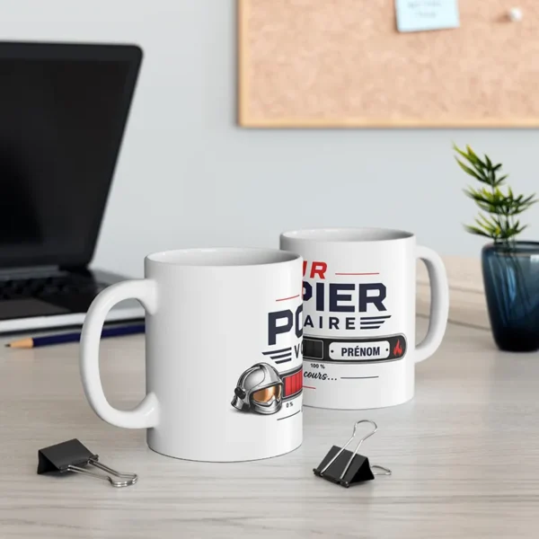 Mug future pompiere volontaire ou futur pompier volontaire.