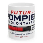 Mug future pompiere volontaire ou futur pompier volontaire.