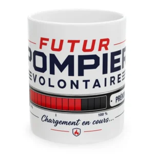 Mug future pompiere volontaire ou futur pompier volontaire.