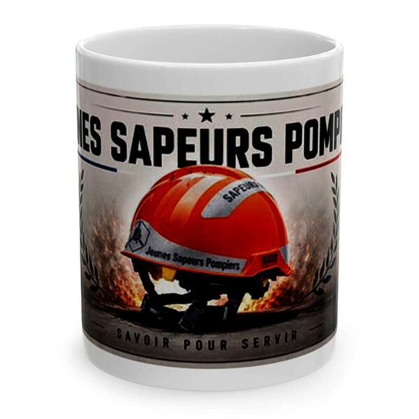 Mug Pompiers - Jeunes Sapeurs Pompiers Flammes – Image 3