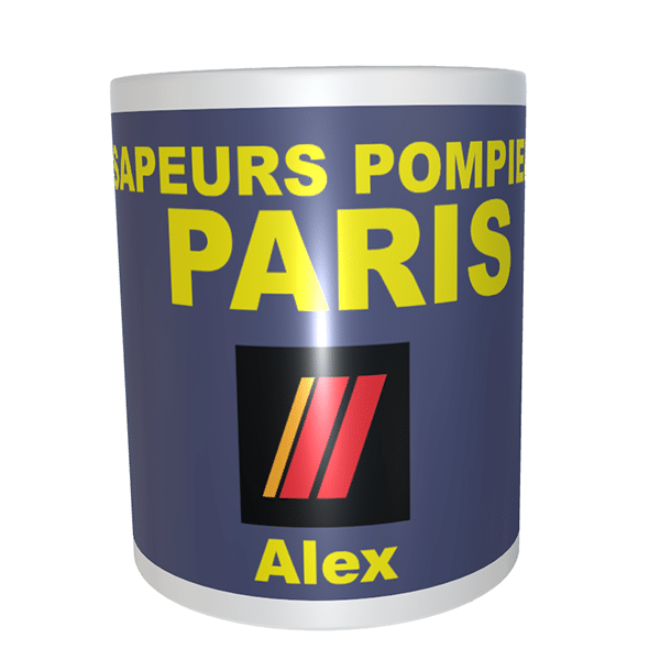 Mug grade pompier BSPP