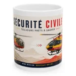 Mug des hélicoptères de la sécurité civile