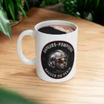 Mug mug sauver ou périr personnalisable en exclusivité sur la boutique des pompiers