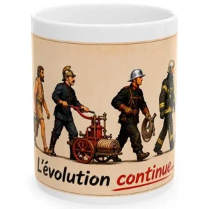 Mug évolution pompier