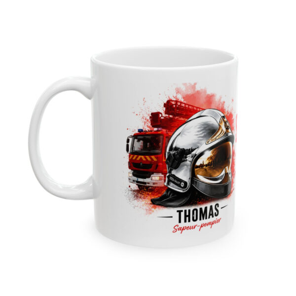 Mug Pompier super pouvoir. Une exclusivité pour notre boutique pompier