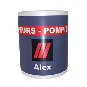MugPompierGradeSdis1 Mug grade sapeurs pompiers