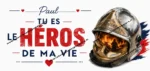Mug Pompier et héro de ma vie. Une exclusivité pour la boutique des pompiers