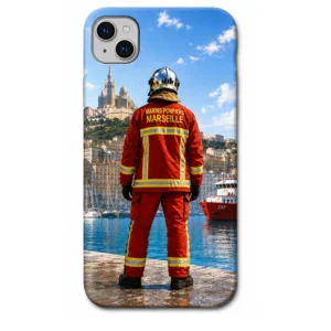 Coque téléphone Iphone et samsung avec marins pompiers de Marseille
