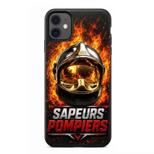 Coque téléphone Iphone et samsung sur le thème des pompiers