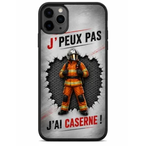Coque téléphone Iphone et samsung sur le thème des pompiers de garde