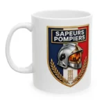 Mug écusson pompiers personnalisé