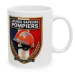 Mug écusson jeune sapeur pompier personnalisé - mug JSP
