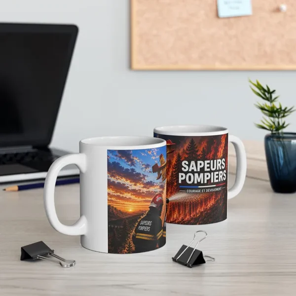 Mug feux de forêts La Boutique des Pompiers