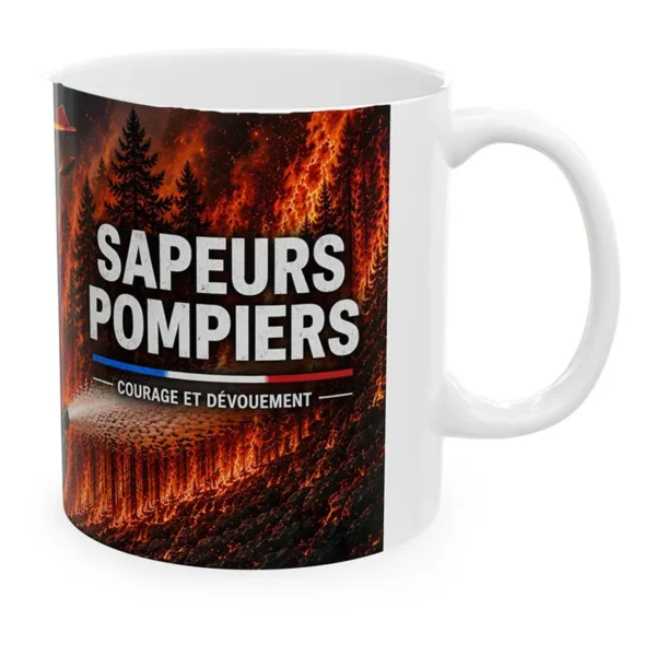 Mug feux de forêts La Boutique des Pompiers