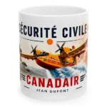 Mug Sécurité Civile Canadair en exclusivité pour la boutique des pompiers