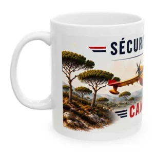 Mug Sécurité Civile Canadair en exclusivité pour la boutique des pompiers