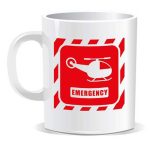 Mug Pompier - Urgences Hélico
