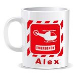 Mug Pompier - Urgences Hélico – Image 3