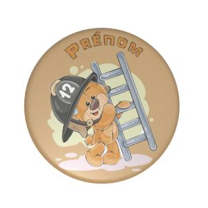 Badge pompier personnalisé