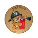 Badge pompier personnalisé