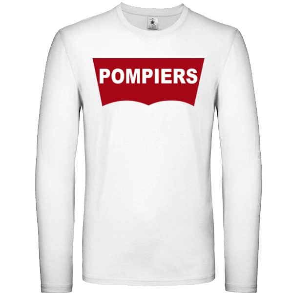 Tee-shirt-pompier-Mc-logo
