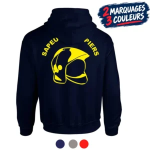 Sweat capuche casque F1 pompiers et JSP