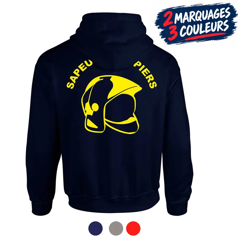 sweat-capuche-pompier-dos-navy Sweat capuche casque F1 pompiers et JSP