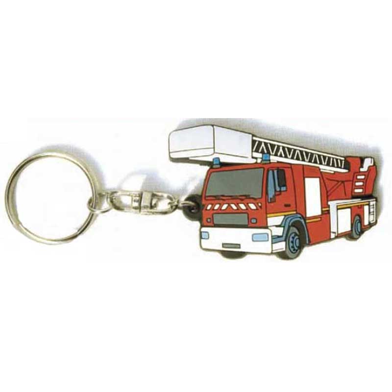 Porte-Clés Camion De Pompier Healvian – Pendentif Thème Pompier Créatif – Accessoire Souvenir Ou Décoration