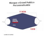 Masque pompier personnalisable et lavable