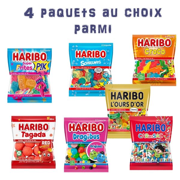 Boite camion de pompier et bonbons Haribo