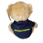 Peluche pompier personnalisée- Pom