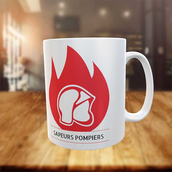 Fire mug pompier