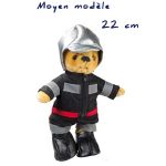 ourson pompier peluche