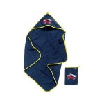 coffret cadeau pompier avec serviette cape pompier et gant de toilette pompiers