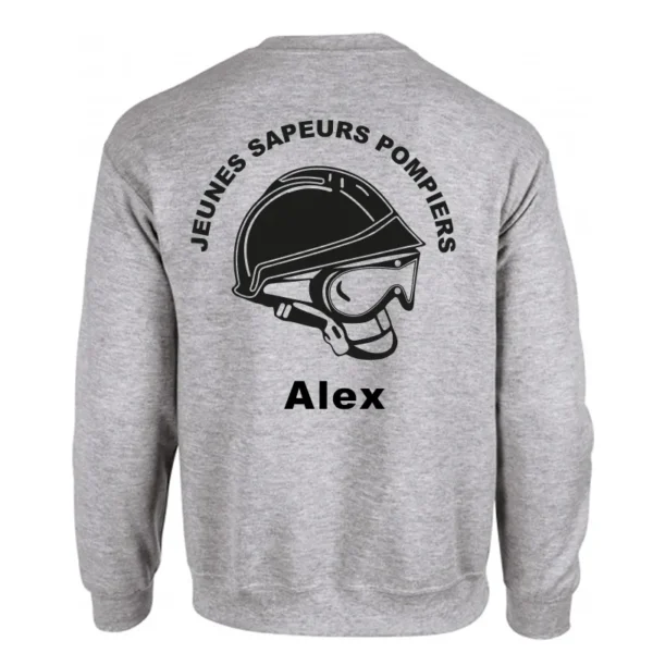 Sweat Jeunes Sapeurs Pompiers JSP personnalisé