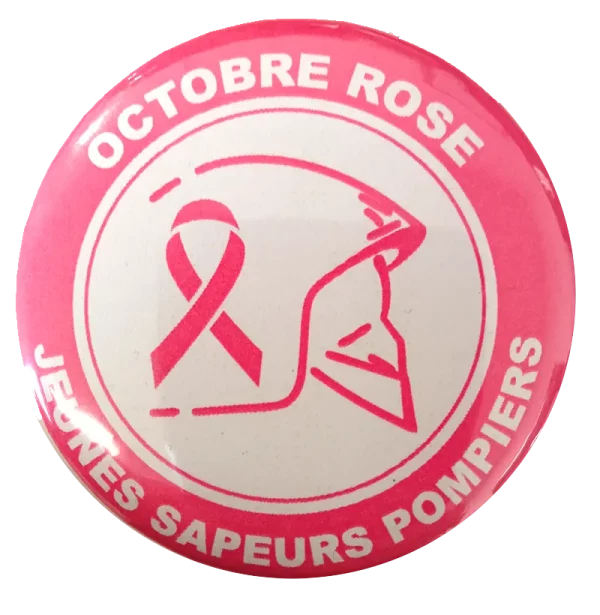Badge JSP Octobre Rose