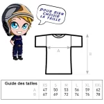 Guide des tailles la boutique des pompiers
