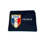 Trousse de toilette pompiers avec écusson des soldats du feu. Personnalisation offerte