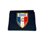 Trousse de toilette pompiers avec écusson des soldats du feu. Personnalisation offerte