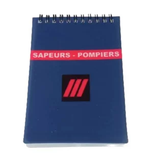 Carnet grade pompiers personnalisable