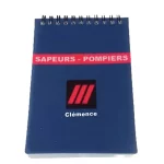 Carnet grade pompiers personnalisable