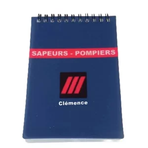 Carnet grade pompiers personnalisable