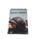 Carnet pompiers avec casque F1