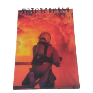 Carnet pompier modèle Feu