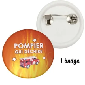 Badge échelle pompiers
