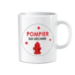 Mug Sapeur Pompier avec borne incendie