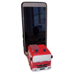 porte téléphone camion pompiers