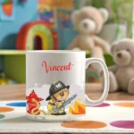 Mug polymère pompier - Modèle VALOU