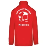 Coupe vent Sapeurs Pompiers personnalisable